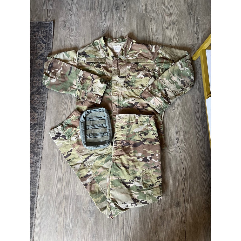 US Army Combat Uniform OCP Scorpion Medium-Medium Long Pants-Utility Pouch